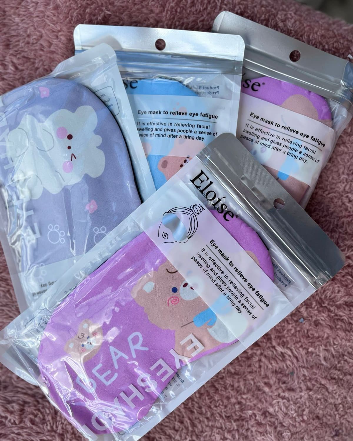Antifaz + bolsita de Gel para Ojos